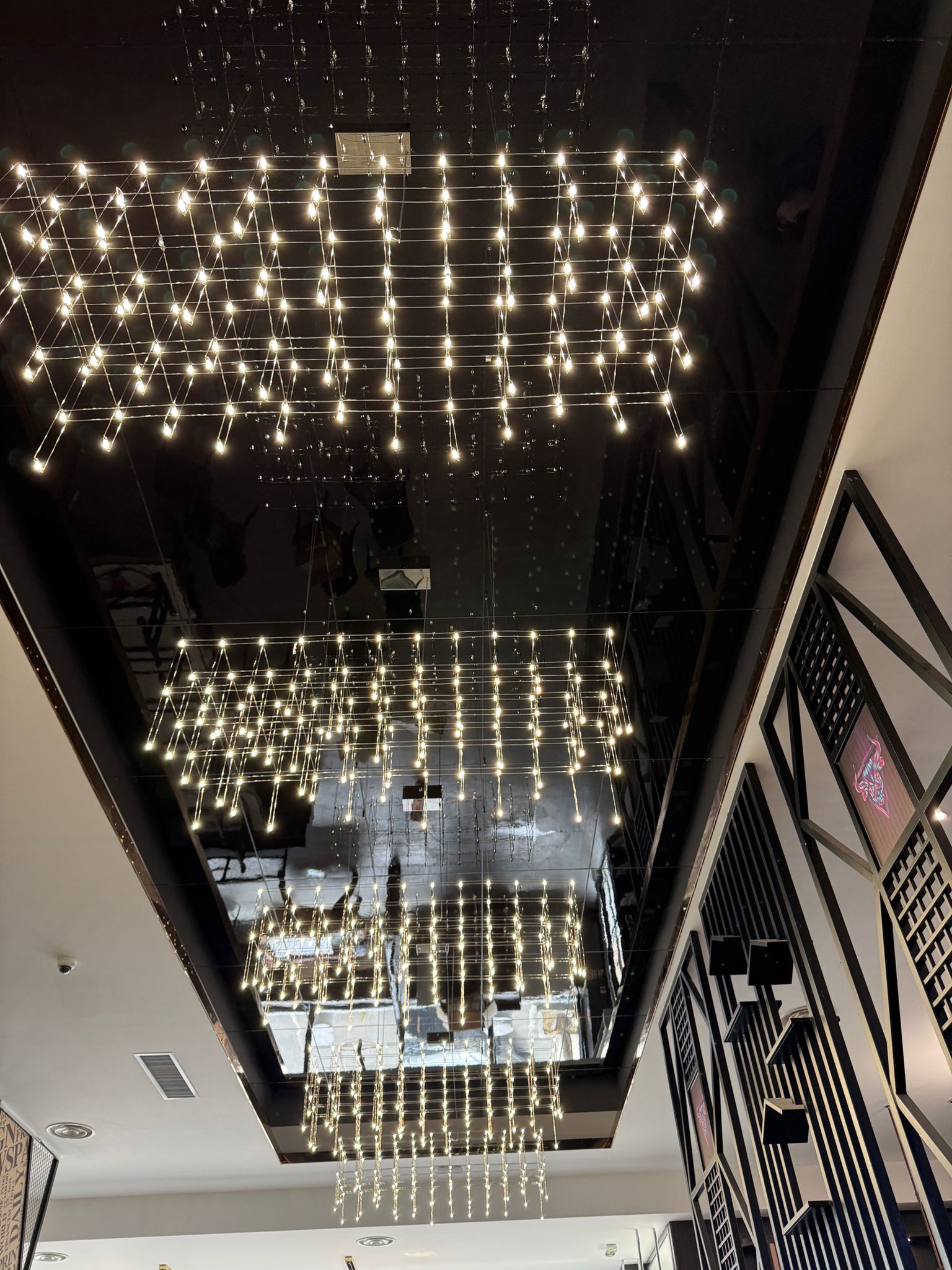 Lustre à cristaux